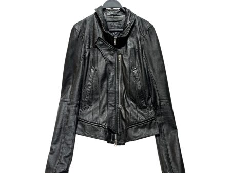 EKAM Leather Jkt S Leather BLK  For Cheap