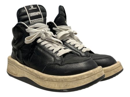 CONVERSE Rick Owens Hi-Sneakers US 10 Leather BLK  on Sale