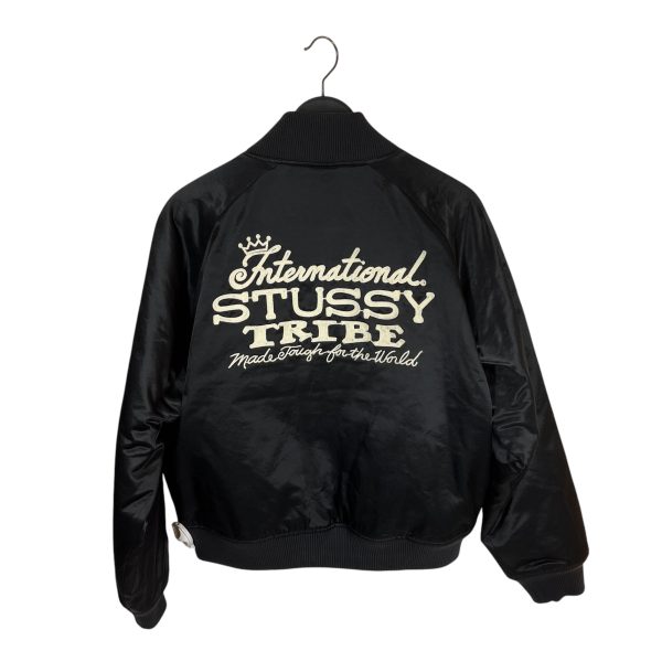 STUSSY Jacket M Cotton BLK souvenir jkt Online Hot Sale