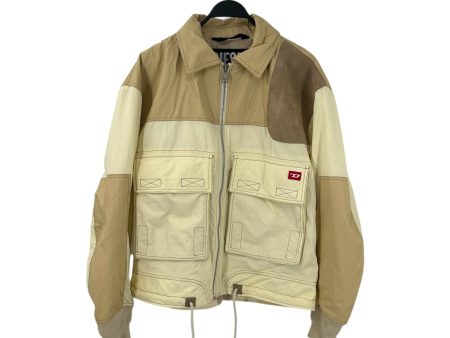 DIESEL Windbreaker L Beige Nylon  Online now