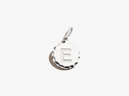 Initial E Charm Fashion