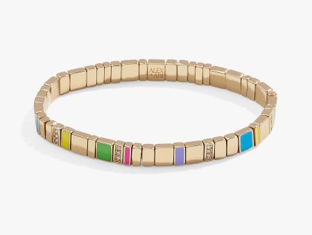 ‘90s Nostalgia Multicolor Stretch Bracelet Fashion