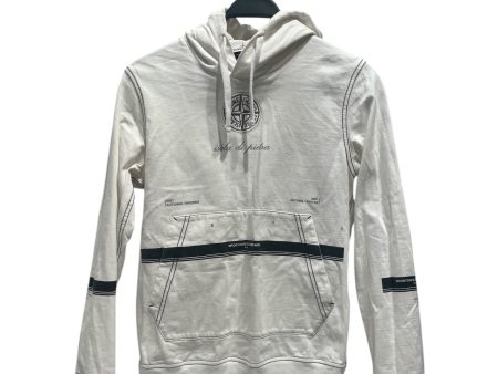 STONE ISLAND Hoodie S All Over Print WHT isola di pietra Discount