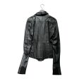 EKAM Leather Jkt S Leather BLK  For Cheap