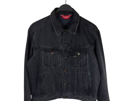 Supreme Denim Jkt M Denim BLK NYC Skyline Back Discount