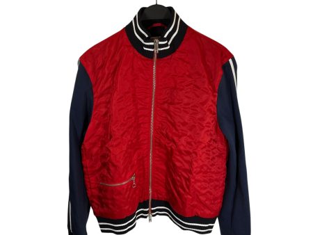 KENZO Quilted Jkt M RED stripe collar Cheap