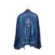 KAPITAL LS Shirt 3 Rayon BLU Graphic Virgin Mary For Discount