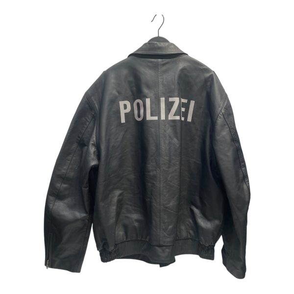 Beckumer Leder  Leather Jkt 54 Leather BLK Polizei Supply