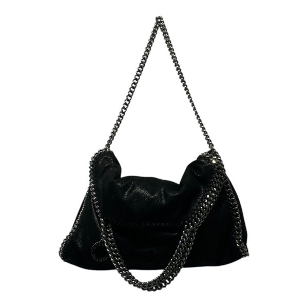 STELLAMcCARTNEY Tote Bag Border Cotton BLK FALABELLA CHAIN STRAPS For Discount