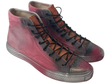 Acne Studios Hi-Sneakers EU 45 Cotton PNK high top spray paint all over Online Sale