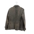 RUDSAK Riders Jkt (S) M Leather GRY Animal Pattern TREATED LEATHER SUEDE BKRZIP Hot on Sale