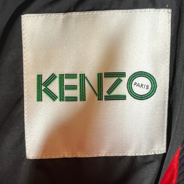 KENZO Quilted Jkt M RED stripe collar Cheap