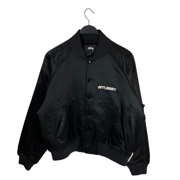 STUSSY Jacket M Cotton BLK souvenir jkt Online Hot Sale