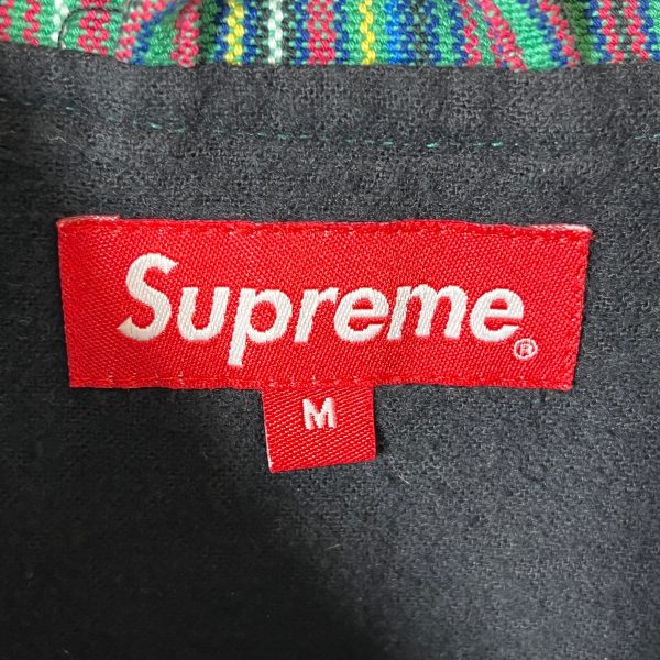 Supreme Jacket M Cotton GRN Stripe Striped Batik on Sale