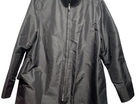 Rick Owens Trench Coat LG BLK  For Sale