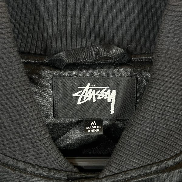 STUSSY Jacket M Cotton BLK souvenir jkt Online Hot Sale