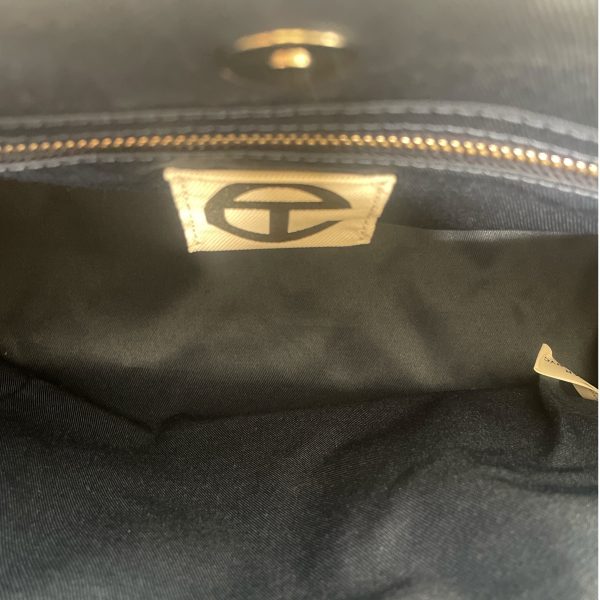 Telfar Tote Bag Leather NVY  For Cheap