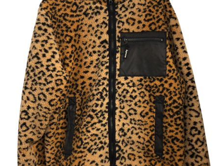 Supreme Fleece Jkt S ORN Animal Pattern LEOPARD REVERSIBLE FLEECE Online now