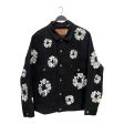 DENIM TEARS Denim Jkt XL Denim BLK All Over Print COTTON WREATH JACKET Online Sale