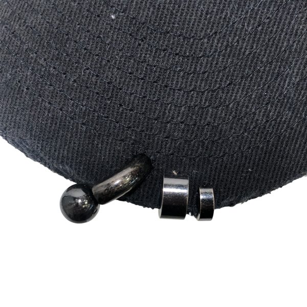 BALENCIAGA Hat L Cotton BLK hardwear on brim For Cheap