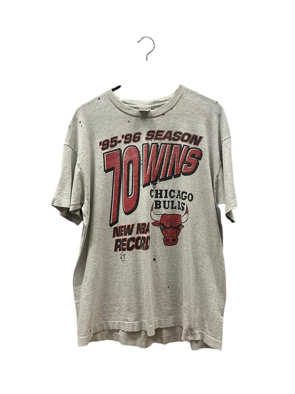 Vintage T-Shirt XL Cotton GRY 95 96 bulls Online Sale