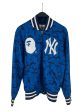 BAPE mitchell&ness Tops XL Cotton BLU yankees Supply