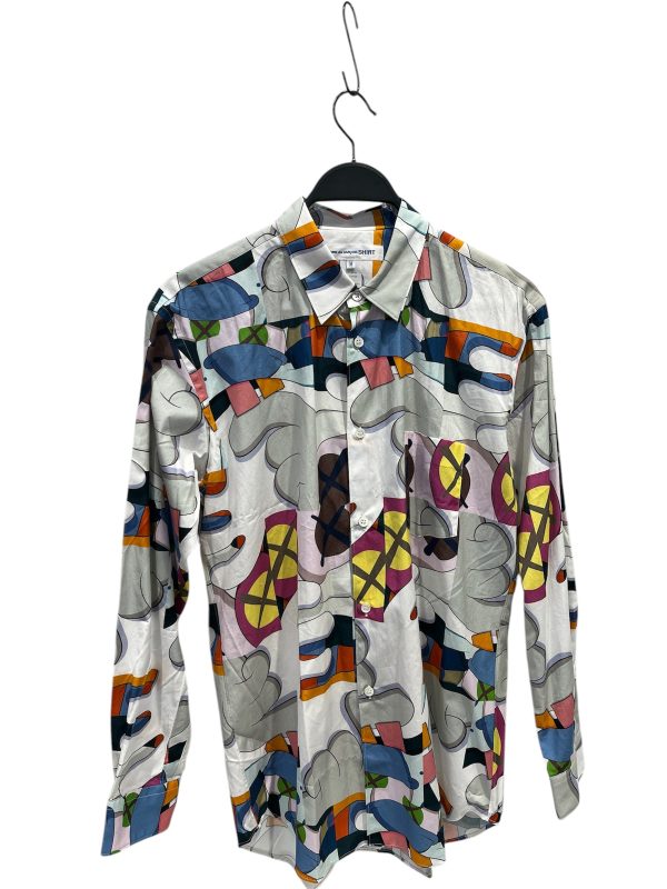 COMME des GARCONS Shirt M MLT All Over Print ALL OVER PRINT BUTTON DOWN For Discount