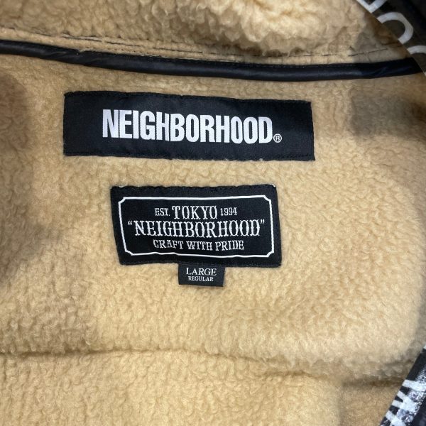 NEIGHBORHOOD Fleece Jkt L Black Polyester 192TSNH-JKM04 Cheap