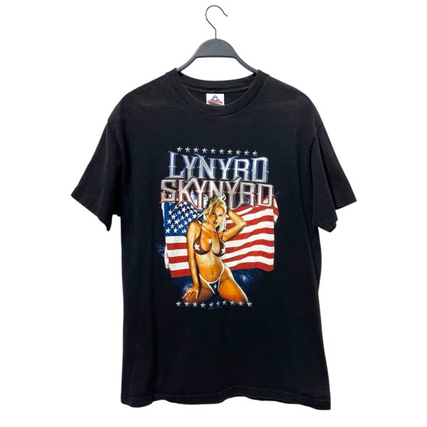 Vintage T-Shirt L Cotton BLK lynyrd skynyrd For Cheap