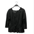 COMME des GARCONS 3|4S Blouse M Cotton BLK  Online Hot Sale