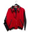 Vintage Jacket M Wool RED Graphic kanasai leaps and bounds Hot on Sale