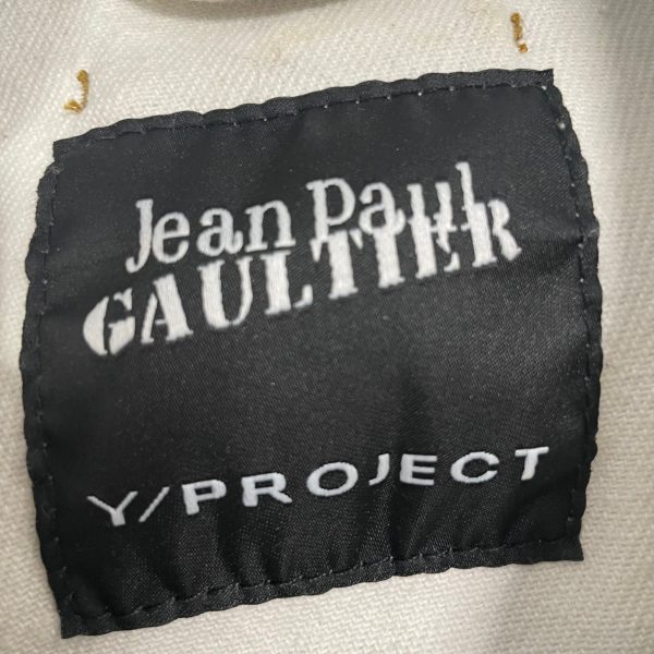 Jean Paul Gaultier Denim Jkt M Denim IDG Stripe Y PROJECT WHT YLLW THREADIN Supply