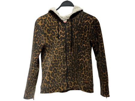 HYSTERIC GLAMOUR Zip Up Hoodie FREE Leopard Cotton BRW  Cheap