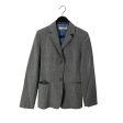 miss chloe Tailored Jkt 40 Cotton GRY 2 BUTTONS ON FRNT on Sale