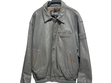 Vintage Leather Jkt XL Leather GRY Vasque on Sale