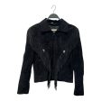 Wilson Leather Jkt 38 Suede BLK Tassels Fashion