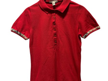 BURBERRY Polo, Rugby XS Cotton RED  Online Hot Sale