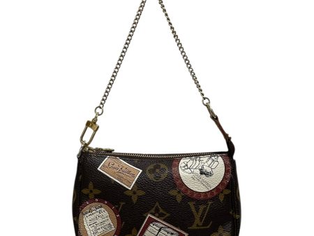 LOUIS VUITTON Pouch Monogram Leather BRW LOGO GRAFFIC ALL OVER Online