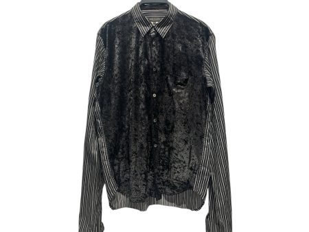 COMME des GARCONS HOMME PLUS LS Shirt S Cotton BLK Stripe cdg Button down Online Sale