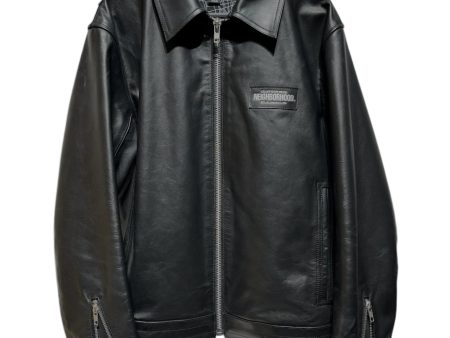 NEIGHBORHOOD Leather Jkt L Leather BLK  Online