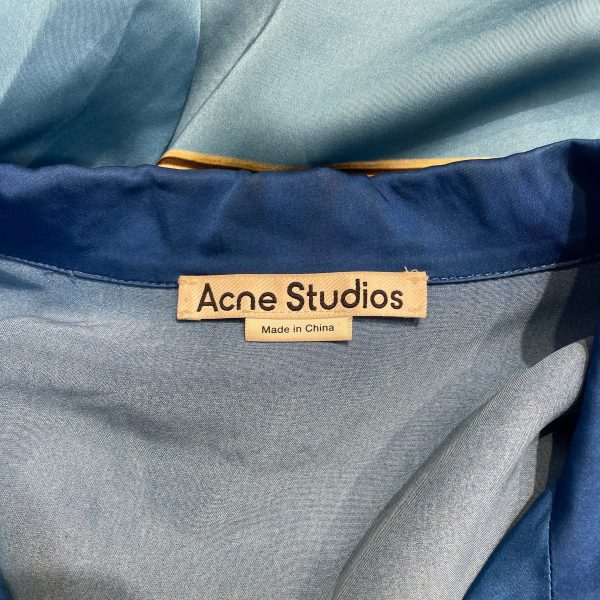 Acne Studios SS Shirt 50 Acrylic BLU Graphic STATUE GRAPHIC Supply