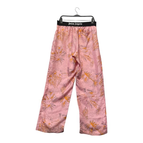 Palm Angels Pants L Silk PNK Joggers Floral Pattern  For Discount