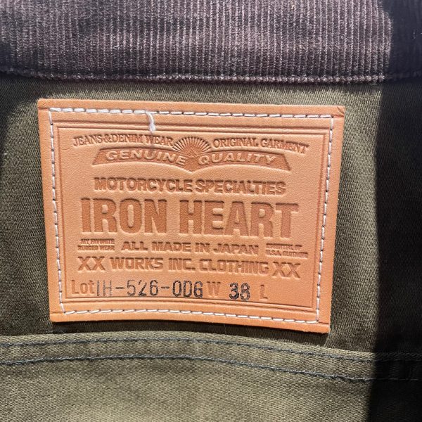 IRON HEART Denim Jkt 38 Cotton KHK Whipcord Modified Type III For Discount