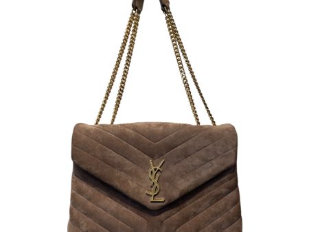 YVES SAINT LAURENT Cross Body Bag Herringbone Suede CML LOU LOU CROSSBODY Discount