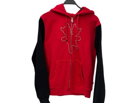 Heaven By Marc Jacobs Zip Up Hoodie L Graphic Cotton RED  Online Hot Sale