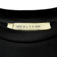 1017 ALYX 9SM(ALYX) LS T-Shirt S Cotton BLK Layered Logo tee For Sale