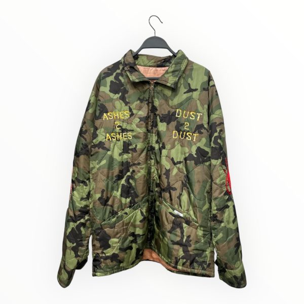 SAINT MICHAEL Quilted Jkt XL Nylon GRN Camouflage DUST 2 DUST VIETNAM JKT Supply