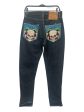 Ed Hardy Pants 30 Denim NVY Graphic SKULL POCKETS Online Sale