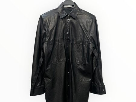 IRO Leather Jkt M Leather BLK IRO LEATHER For Cheap