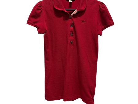 BURBERRY BRIT Polo, Rugby XS Cotton RED  Online Hot Sale